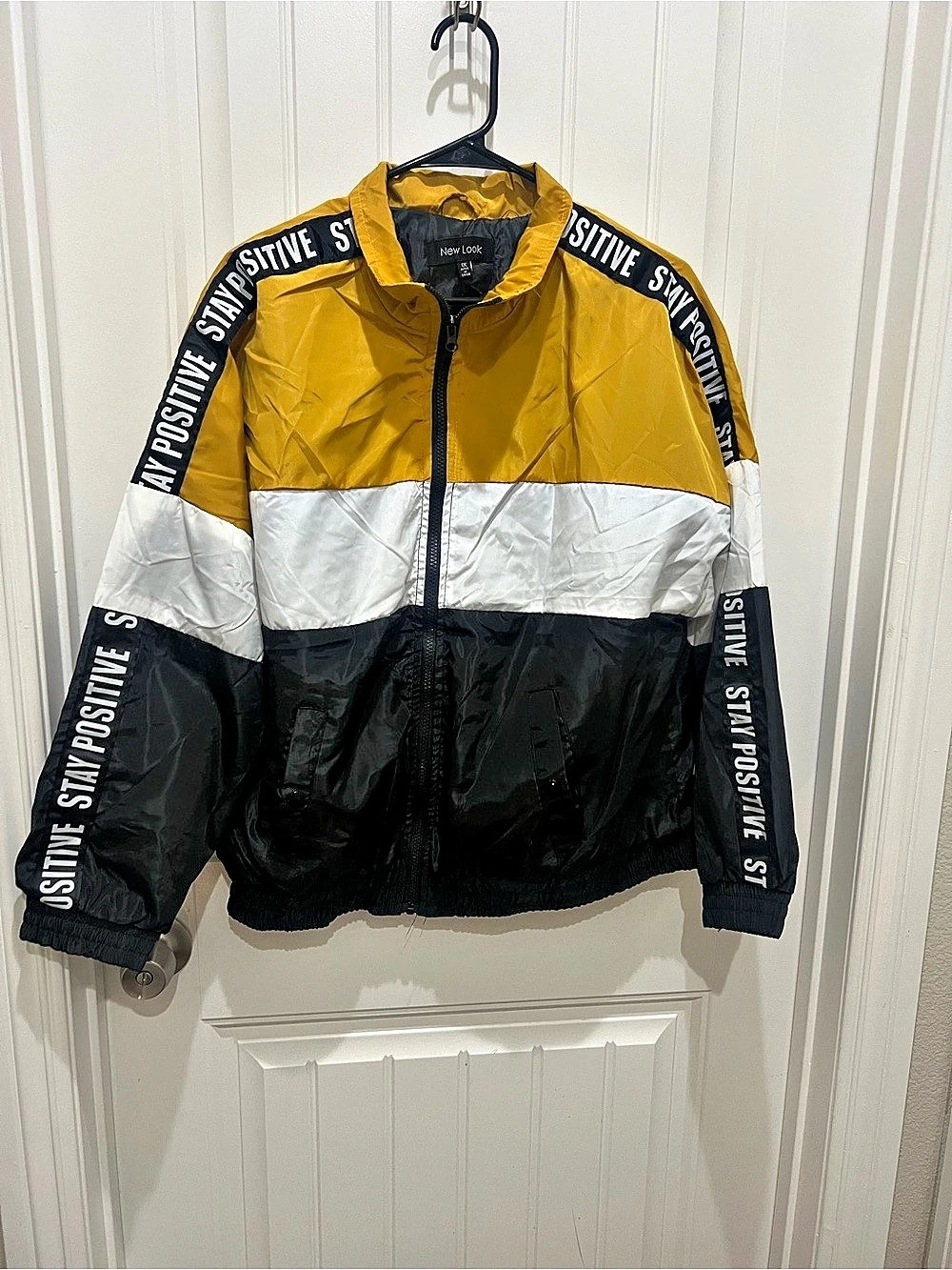 New Look Women's Color Block Jacket Size Medium Like New